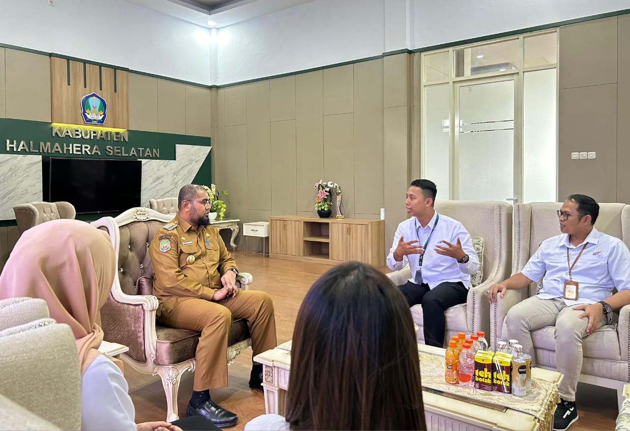 Kepala Cabang Taspen Malut sat Rapat Koordinasi Bersama Bupati Bassam Kasuba