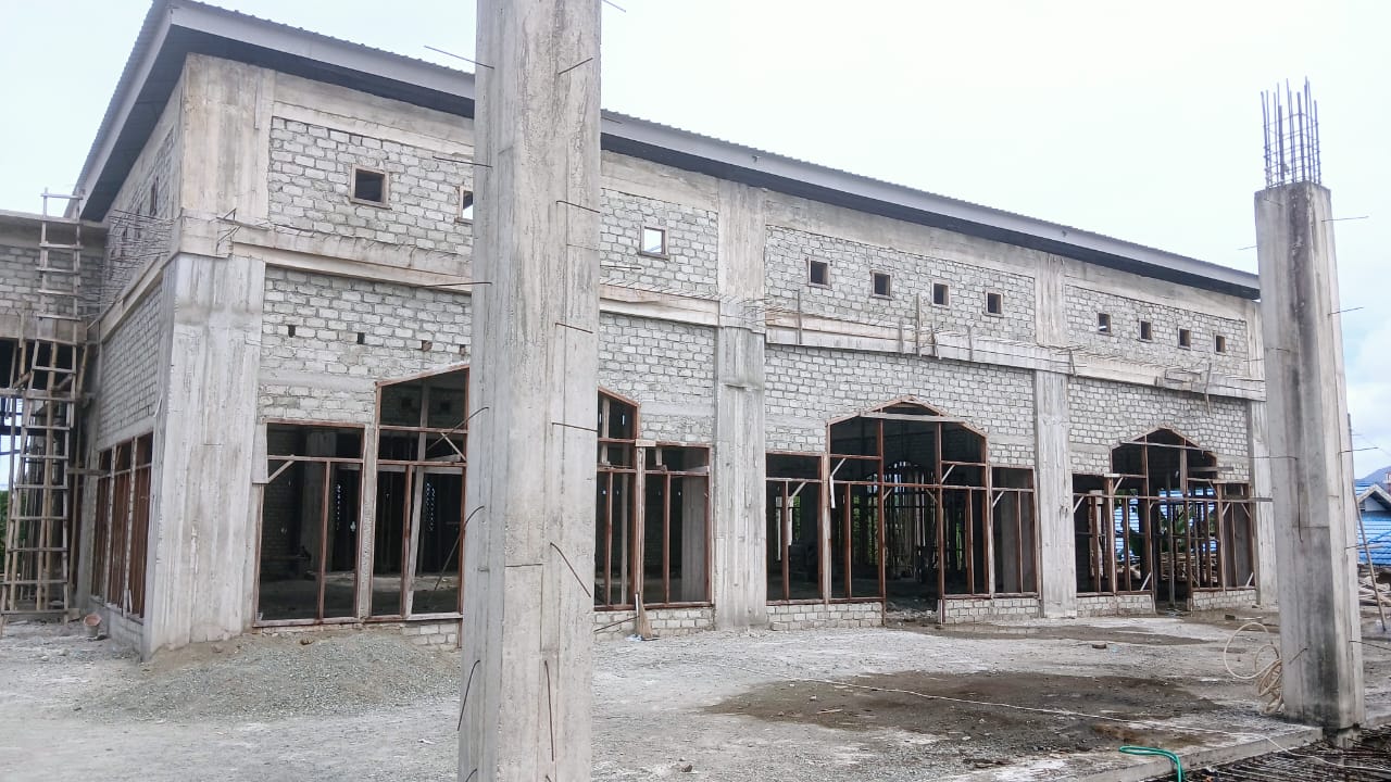 Masjed Jami Tomori Bacan, Dalam Tahap Pembangunan