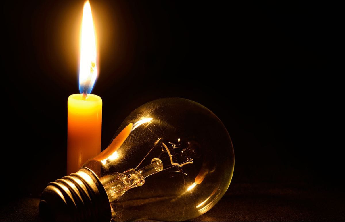 Ilustrasi Lampu Listri Padam