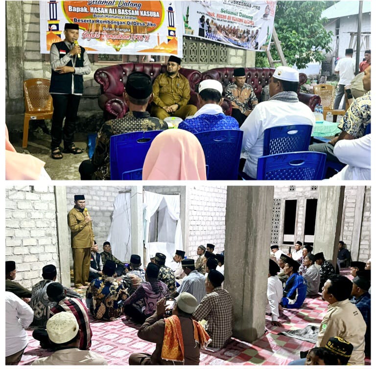Bupati Bassam Kasuba Buka Puasa Bersama Masyarakat Jiko