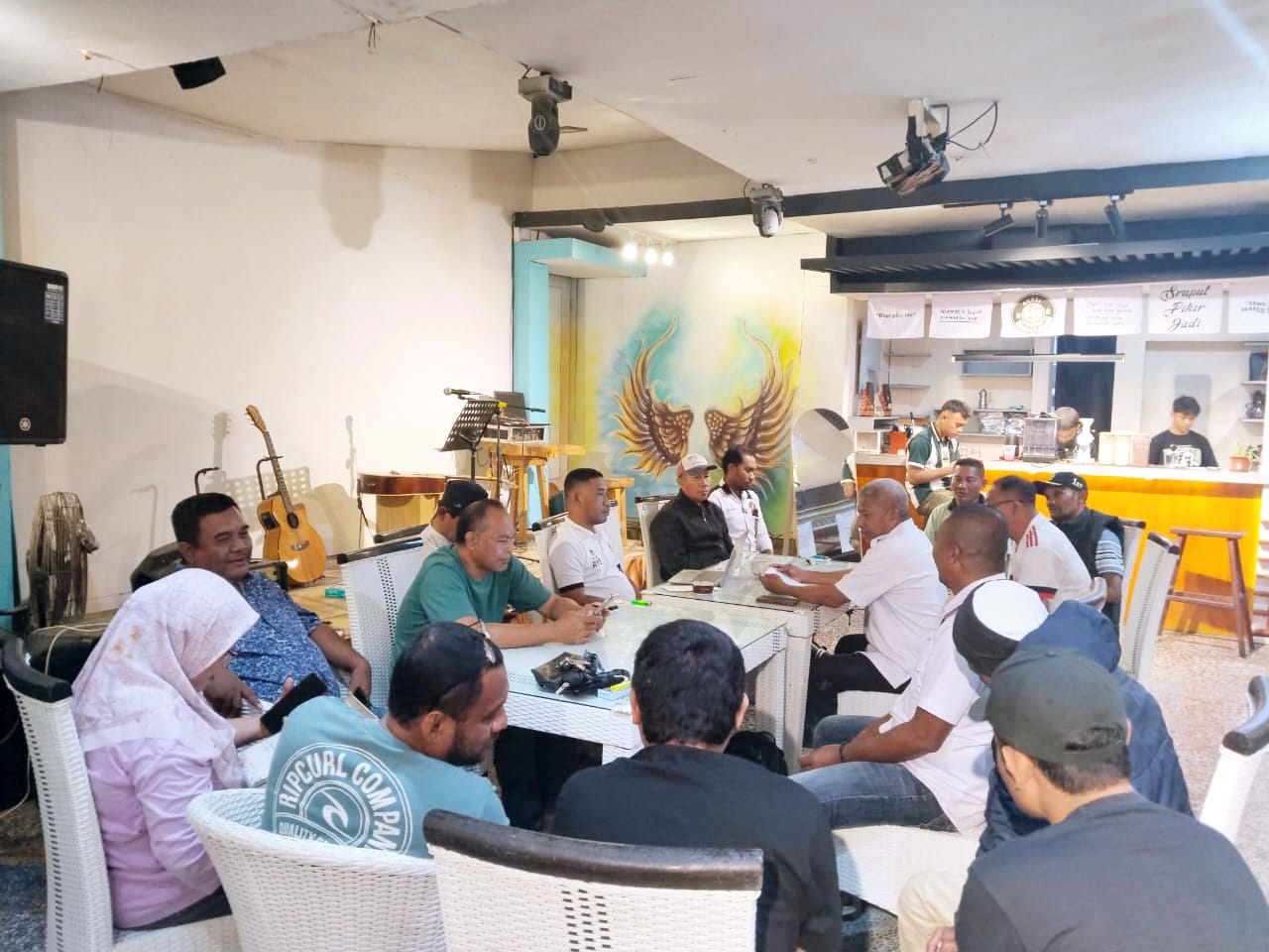 Karateker Ketua KONI Halsel Pimpin Rapat Bersama Seluruh Cabor
