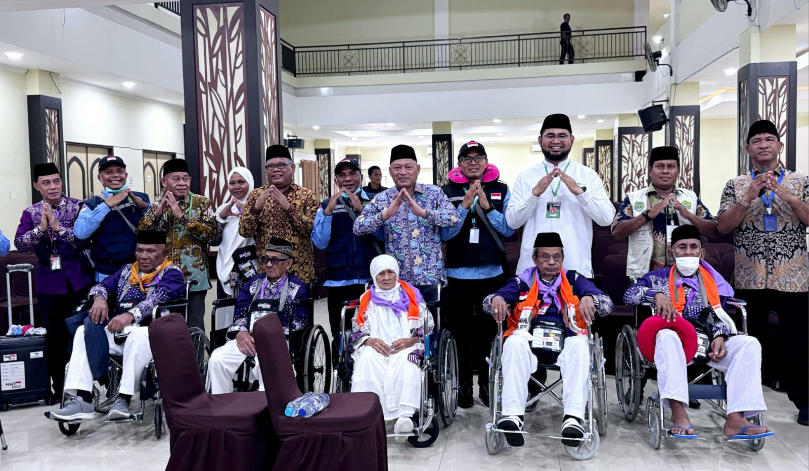 Bupati Bassam bersama Wagub Sarbin Sehe dan Sekprov Malut