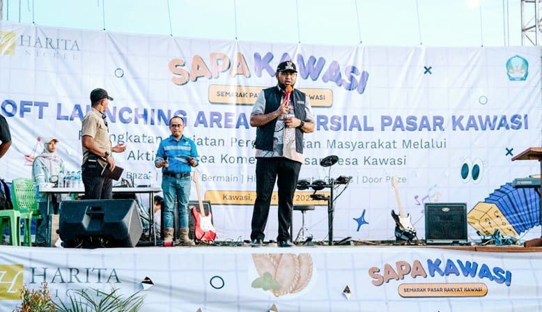 Bupati Bassam Kasuba Saat Buka SAPA Kawasi 2025