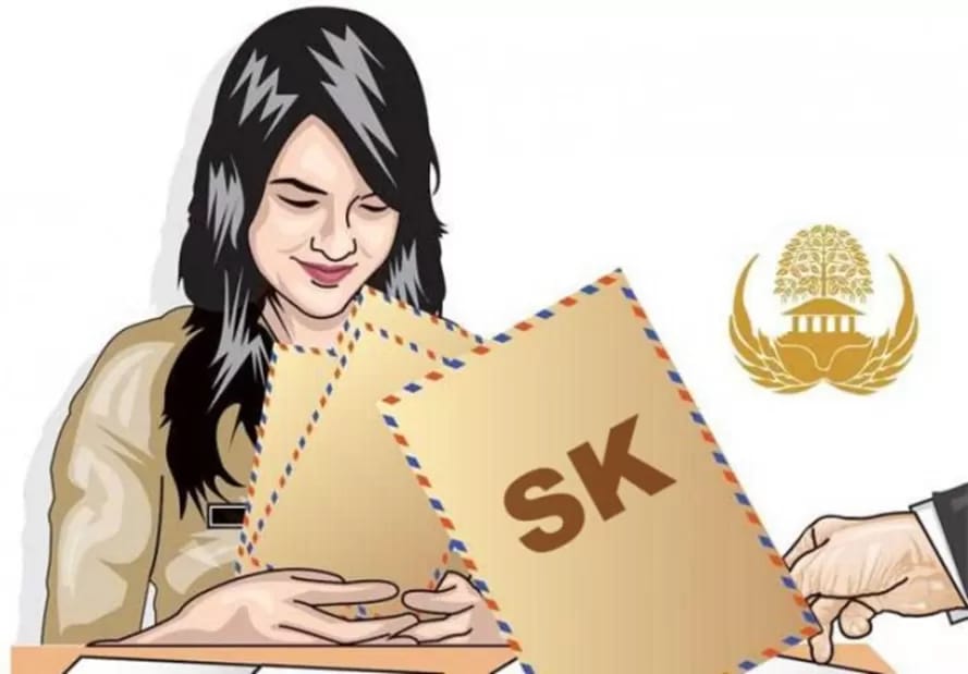 Ilustrasi Penyerahan SK Tenaga PPPK