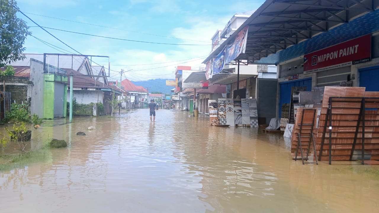 Kondisi Banjir di Kota Labuha