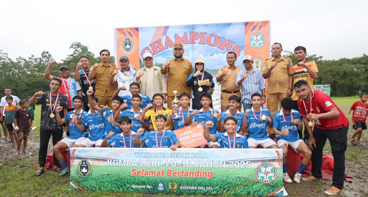 Tim Amasing Kali Juara Sepak Bola Kompas Cup Tahun 2025