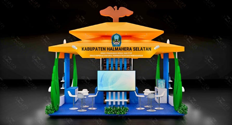 Stand Milik Pemkab Halsel Siap Ramaikan Pameran Apkasi 2025