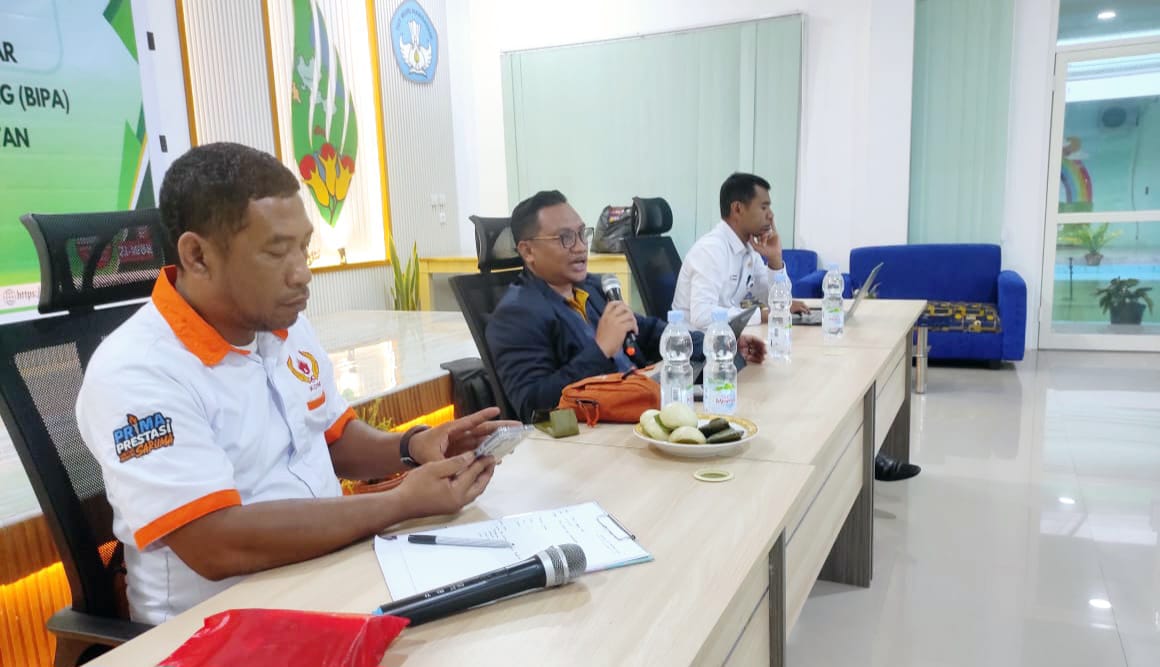 Kegiatan Rakor KONI Halsel Bersma Cabor