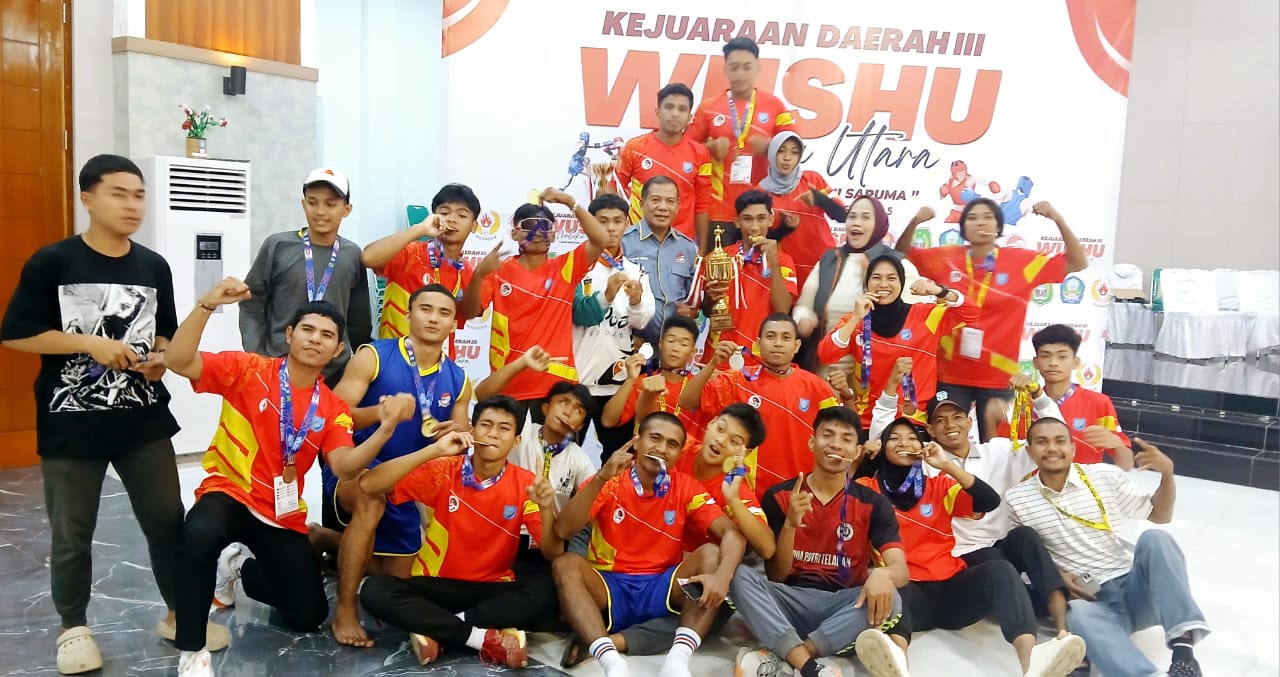 Eforia Kemenangan Tim Wushu Kota Ternate 