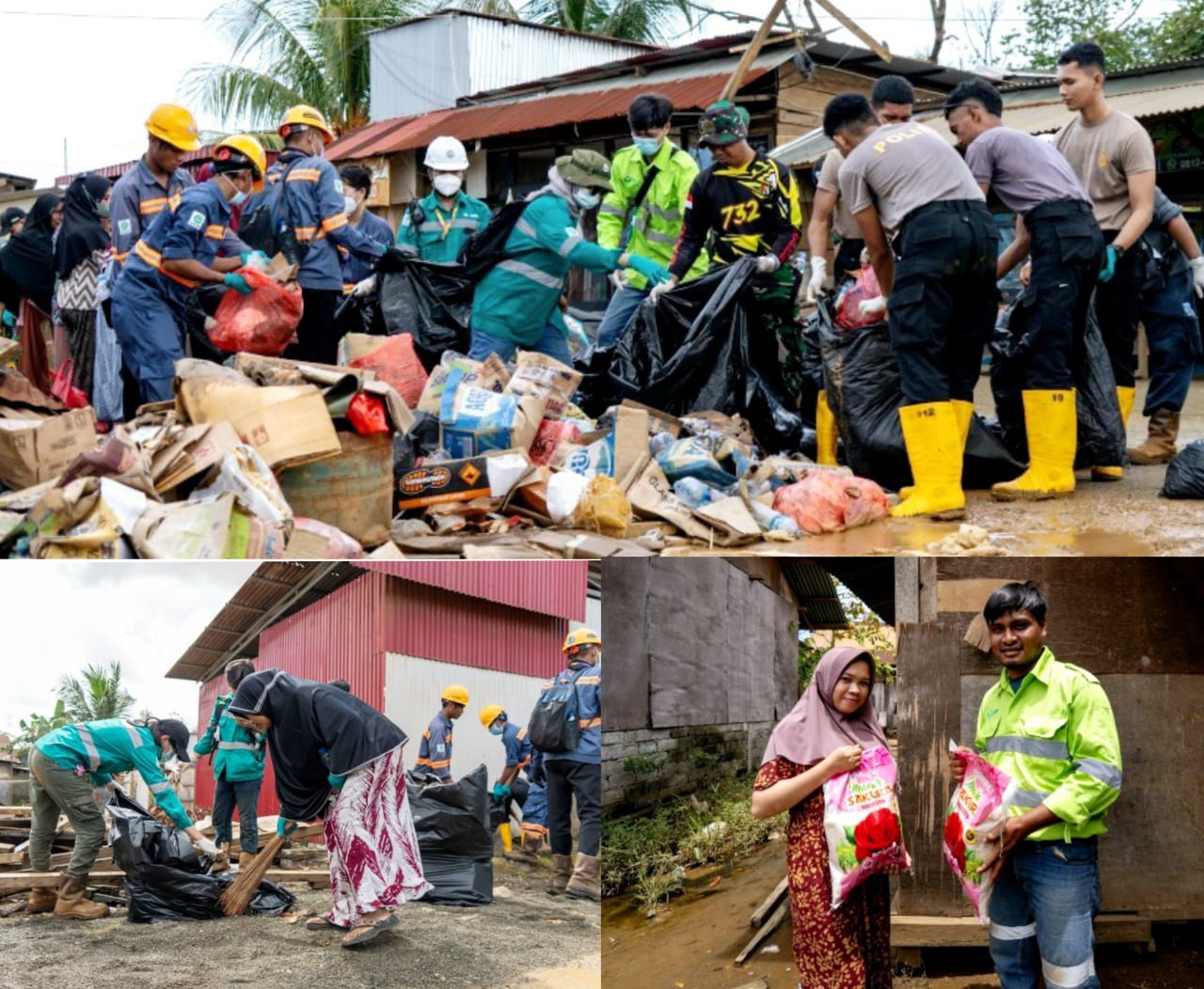 Aksi Bersih Sampah Harita Nickel Bersama Masyarakat Kawasi Obi