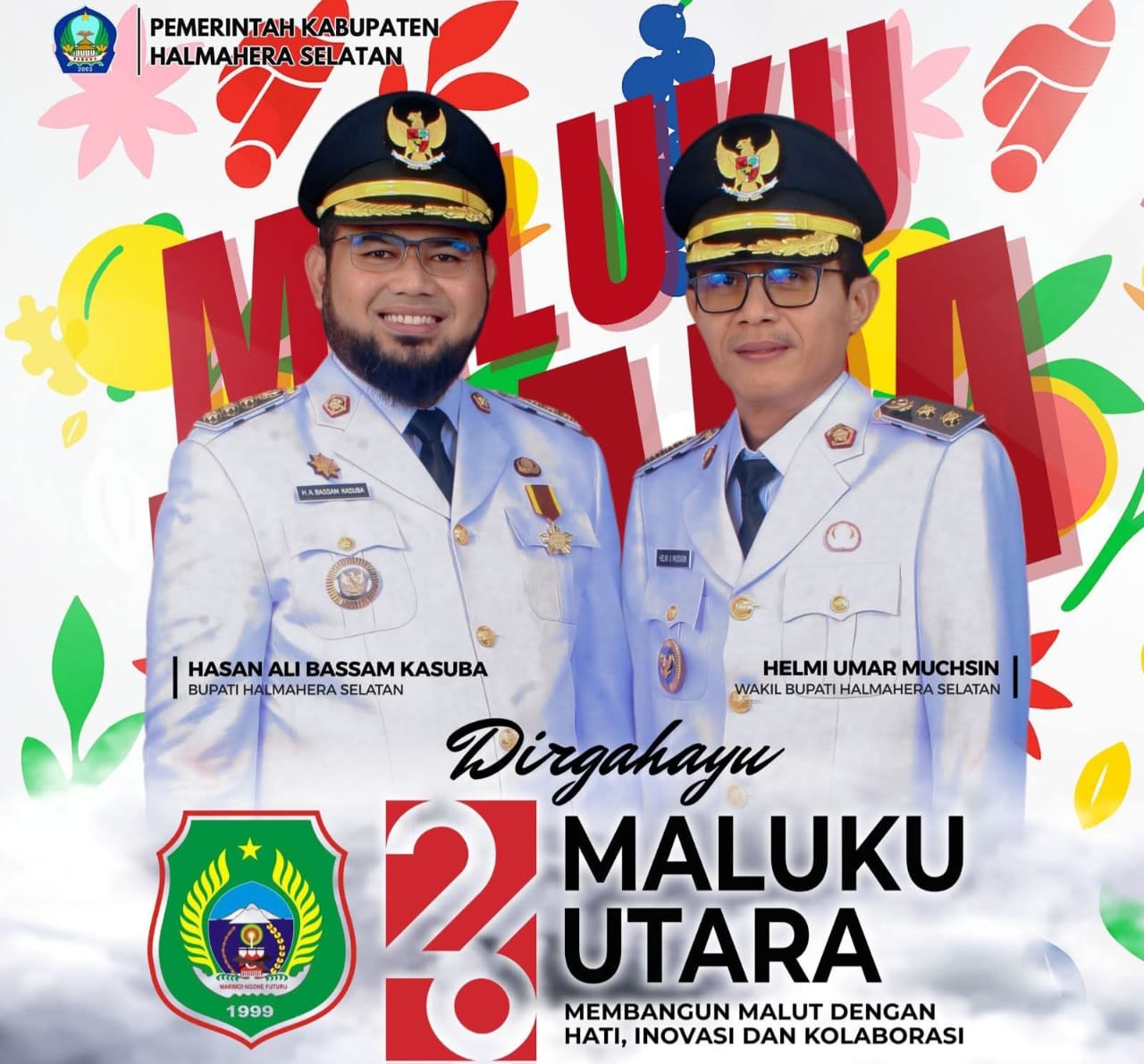 Pemkab Halsel Ucapkan Dirgahayu Provinsi Malut ke-26 Tahun