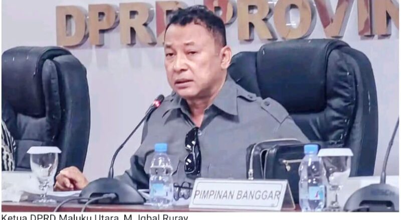 Ketua DPRD Malut Iqbal Ruray