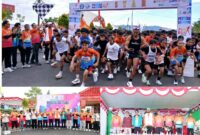 Bupati Bassam Kasuba Lepas Peserta Fun Run