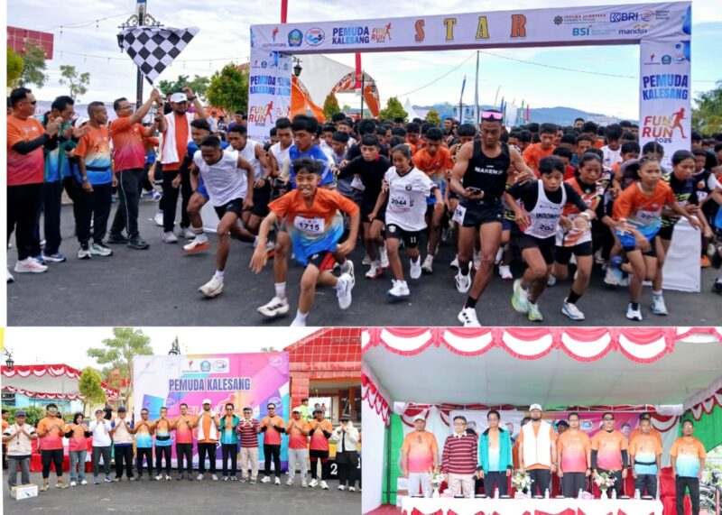 Bupati Bassam Kasuba Lepas Peserta Fun Run