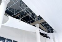 Kondisi Plafon Teras Aula Kantor Bupati Ambruk