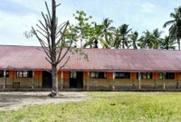 Kondisi Bangunan Sekolah SMPN 39 Halsel Desa Soligi Obi Selatan