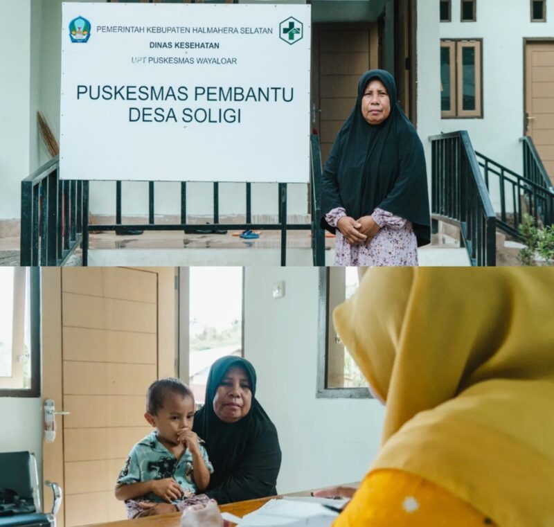 Pustu Desa Soligi Obi Selatan
