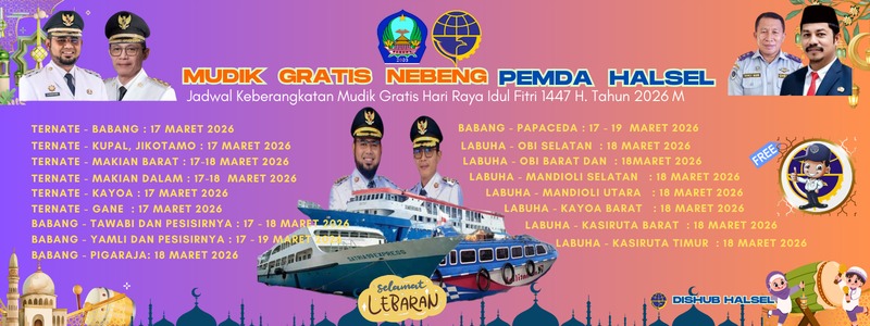 Jadwal dan Rute Mudik Gratis Pemkab Halsel