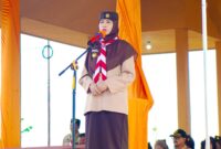 Ketua Kwarcab Pramuka Halmahera Selatan, Ny. Rifa'at Al Sa'adah Bassam