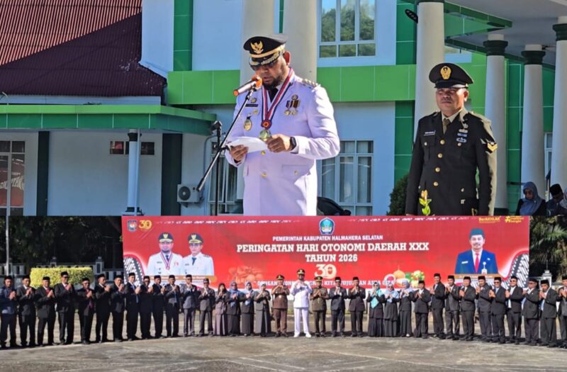 Bupati Bassam Pimpin Upacara Hari Otda ke-30 Tahun 2026