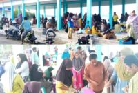 Pasar Tradisional Desa Dolik Diserbu Pembeli