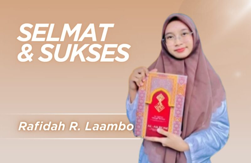 Rafidah R. Laambo Siswa SMP IT Nurul Hasan Kota Ternate