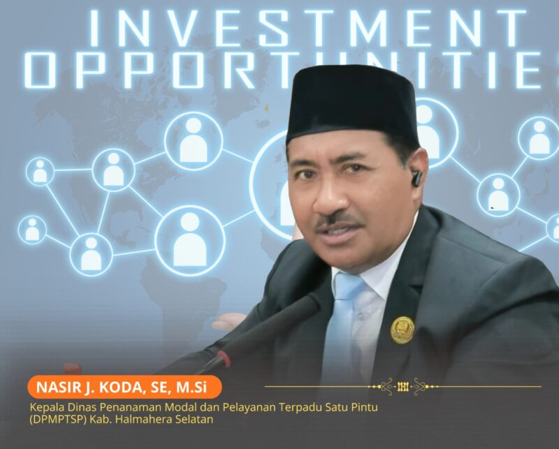 Kepala DPMPTSP Halsel, Nasir J. Koda
