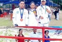 Jurian Maulana Bersama Atlet Petinju Putra Halsel  Saat Meraih Medali