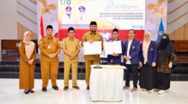 Penandatangan MoU Pemkab Halsel dengan ITSK RS dr. Soepraoen Malang
