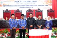 Wakil Bupati Helmi Umar Muchsin bersama Unsur Pimpinan DPRD Halsel Saat  Pengesahan APBD Perubahan 2026