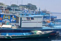 Kapal Pajeko Bantuan Dinas Perikanan Halsel Dibiarkan Terparkir di Pelabuhan Perikanan Panambang
