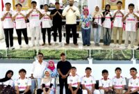 Bupati dan Wakil Bupati Halsel Bersama Atlet Bulutangkis Anaseni 