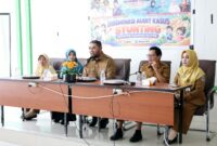 Bupati Bassam didampingi Wabup Helmi Umar Muchsin