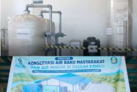 fasilitas pengolahan air berbasis Reverse Osmosis (RO)